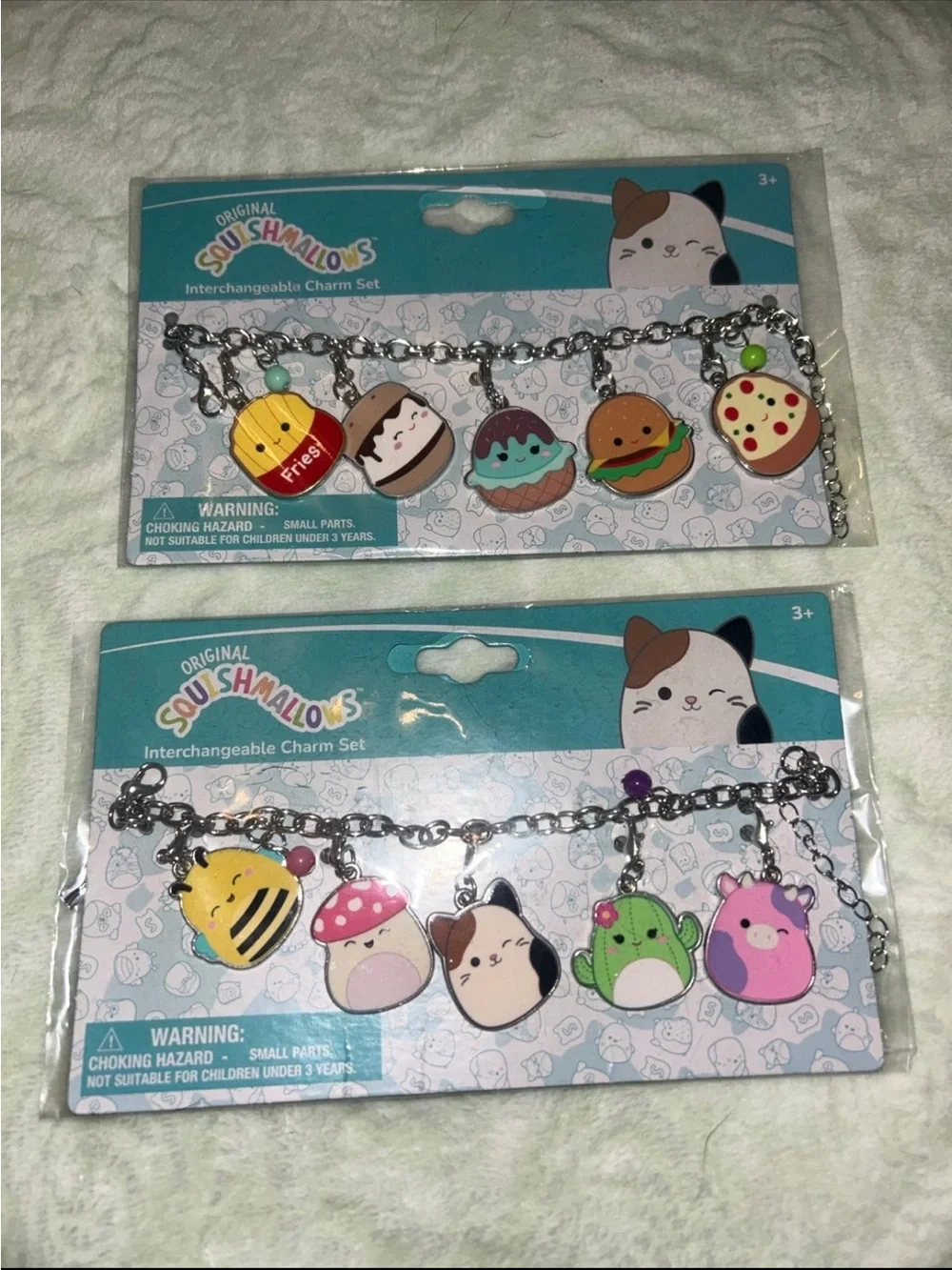 Original Squishmallows Interchangeable Charm Bracelets Set of 2